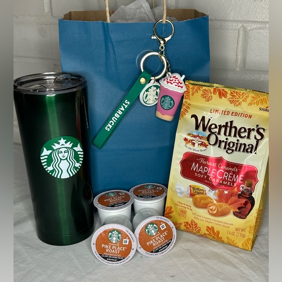 Starbucks Dining Nwt Starbucks Tumbler Keychain Gift Set Poshmark